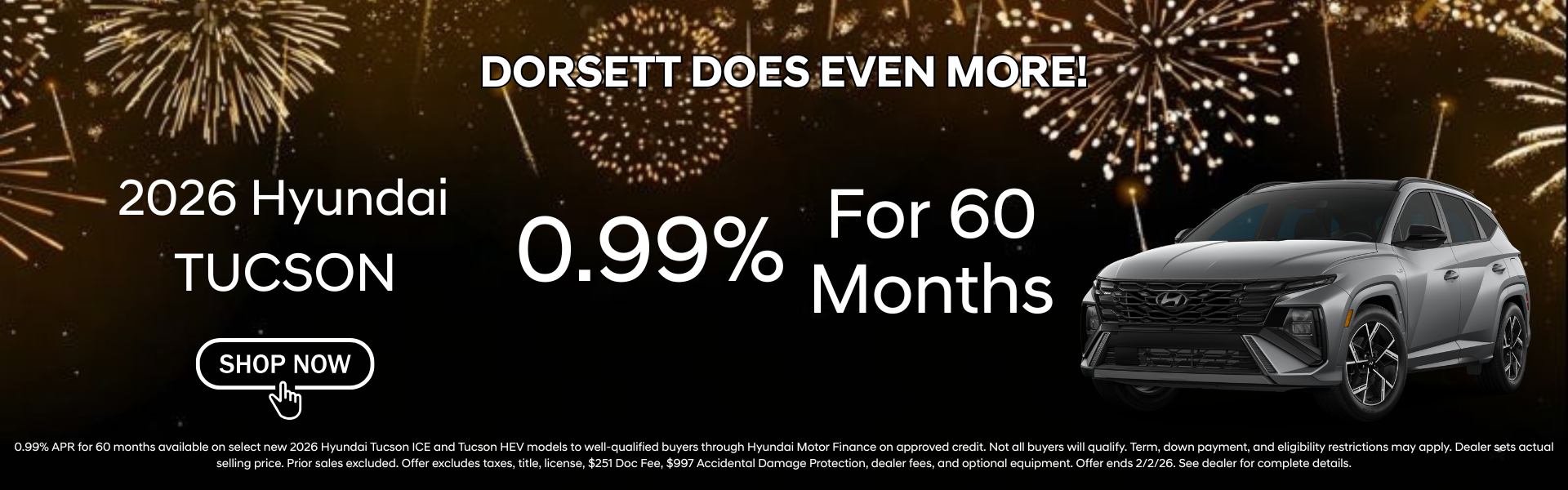 January special on the 2026 Hyundai Tucson in Terre Haute IN